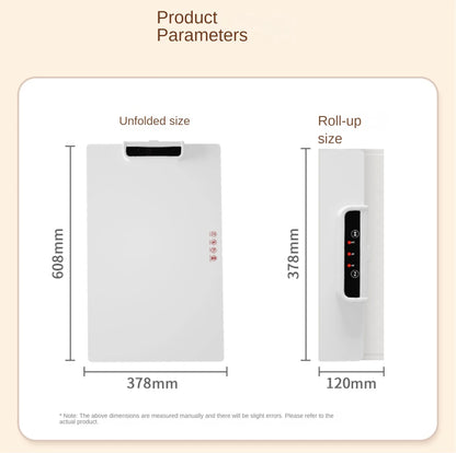 220V Multi-Functional Electric Beverage Warmer with Non-Slip Surface and Foldable Design Dishes Warmer for Hot Meals and Drinks